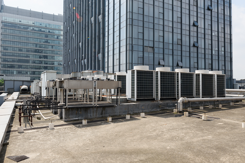 港城大厦空调安装工程2